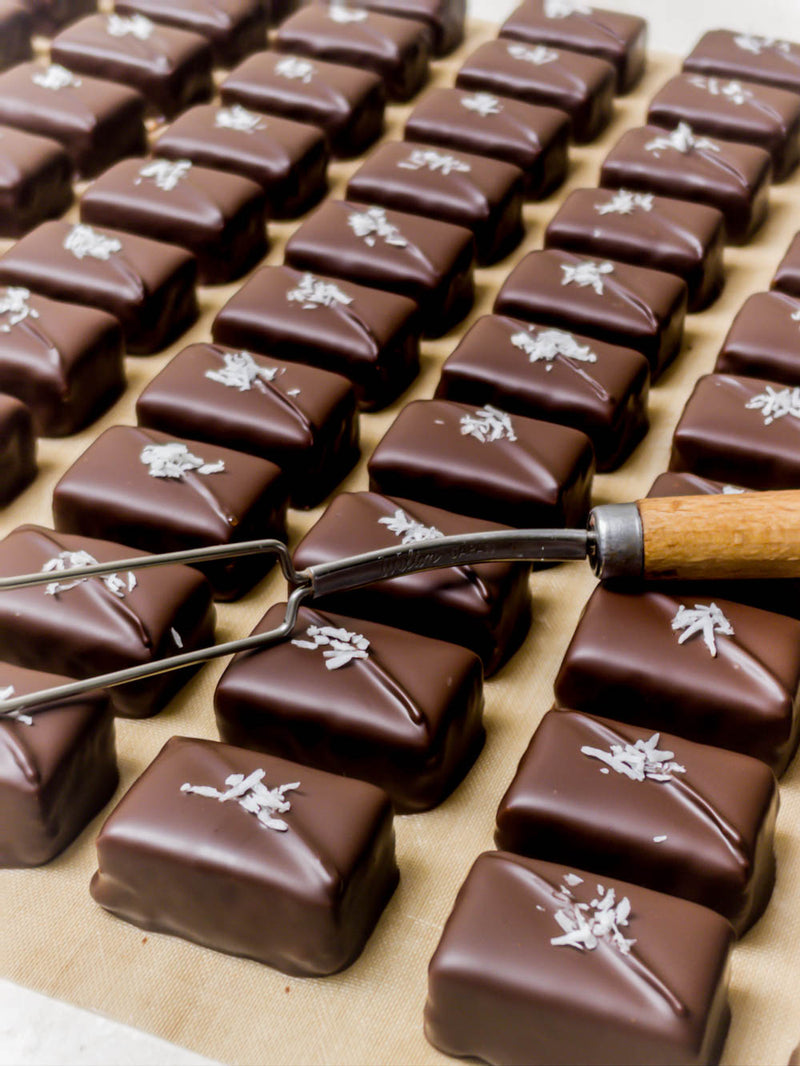 gourmet chocolates with coconut