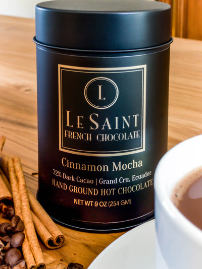 gourmet cinnamon mocha hot chocolate