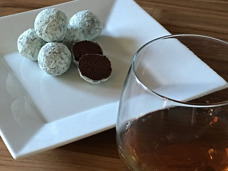 Gourmet Whiskey Dark Chocolate Truffles