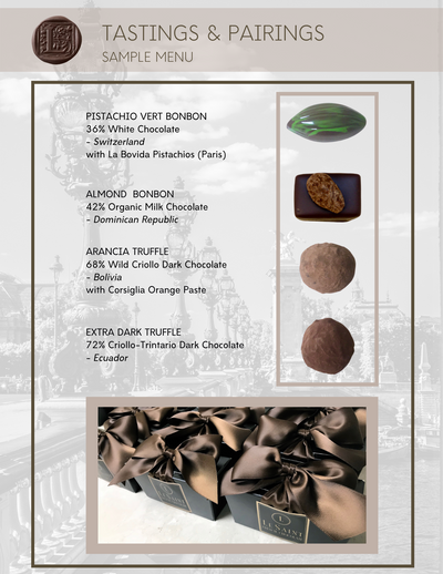 wine pairings for gourmet chocolate